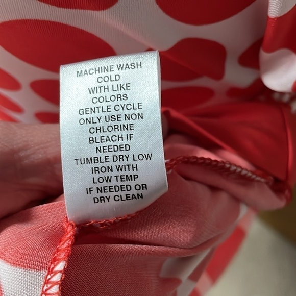 New directions orange with white dots size 14 dress - Picture 6 of 7